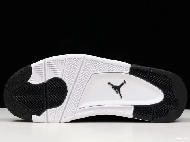 Rep TBkick Royalty Metallic 308497-032 Black Gold-White Jordan 4 Air 0514